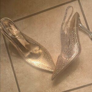 Elegant Gold Women's Heels